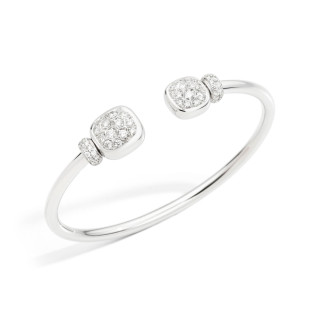 Weißgold, Armschmuck, Pomellato Nudo Armreif, Ref: PBC2027O2WHRDB0TB