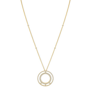 Gelbgold, Halsschmuck, Messika Lange Move Romane Halskette, Ref: 11317-YG