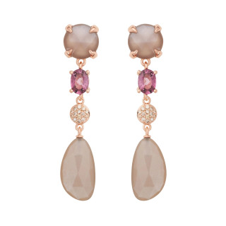 Roségold, Ohrringe, Bron Catch Ohrschmuck, Ref: 8OR4890MGSPCBRMG