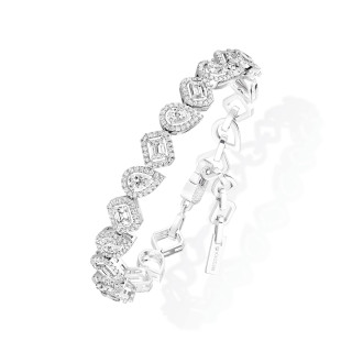 Weißgold, Armschmuck, Messika My Twin Armband, Ref: 13452-WG