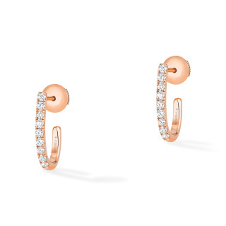 Roségold, Ohrringe, Messika Creolen Gatsby XS, Ref: 05741-PG