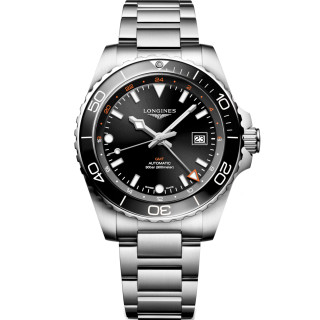 Herrenuhr, Longines HYDROCONQUEST GMT, Ref: L3.890.4.56.6