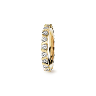 Gelbgold, Ringe, Niessing Vivida C Ring, Ref: N401940-2.8mm-0.08ct-cy