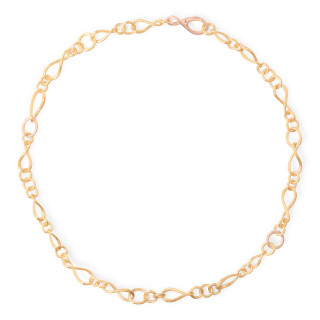 Gelbgold, Halsschmuck, Ole Lynggaard Copenhagen Love Collier klein, Ref: A1730-403