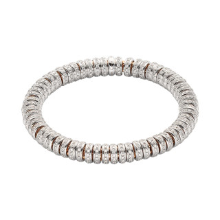 Roségold &amp;amp; Weißgold, Armschmuck, FOPE Eka Flex'it Armband mit Diamantpavé, Ref: 62906BX_PB_R_XBX_0XS