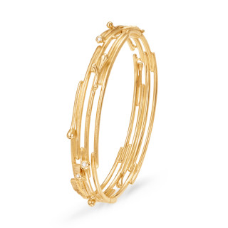 Gelbgold, Armschmuck, Ole Lynggaard Copenhagen BoHo Armreif, Ref: A2949-401