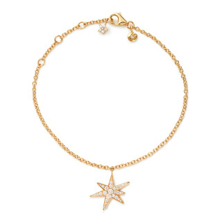 Gelbgold, Armschmuck, Ole Lynggaard Copenhagen Funky Stars Armband, Ref: A3203-402