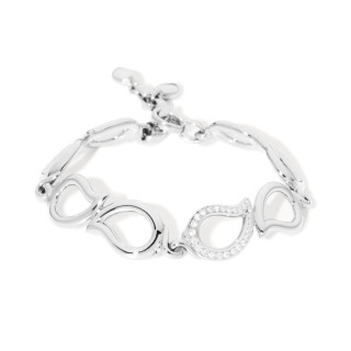 Weißgold, Armschmuck, Tamara Comolli SIGNATURE Armband Large, Ref: B-Sig-l-1pl-wg