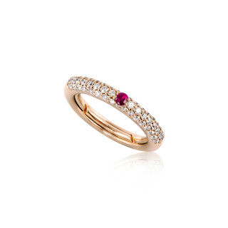 Roségold, Ringe, Adolfo Courrier Bordeaux Ring, Ref: TK2-BDX-01