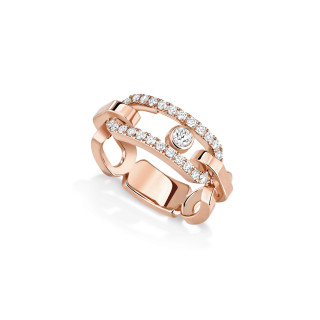 Roségold, Ringe, Messika Move Link Diamantenring, Ref: 12728-PG