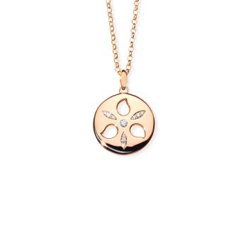 Sand Dollar Anhänger medium 18 K Roségold