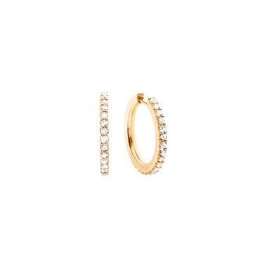 Ohrringe, Gelbgold, Ole Lynggaard Copenhagen Love Bands Creolen