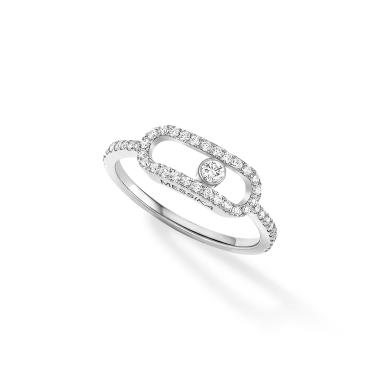 Ringe, Weißgold, Messika Move Uno GM Ring