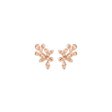 Ohrringe, Roségold, Ole Lynggaard Copenhagen Lotus Ohrstecker Gipsy mini