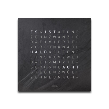 Qlocktwo FRONTCOVER EARTH 45 CREATOR'S EDITION METAMORPHITE