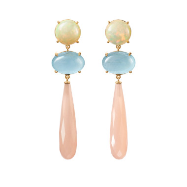         Gelbgold, Ohrringe, Ole Lynggaard Copenhagen Lotus-Ohrringe