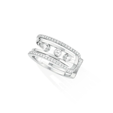 Ringe, Weißgold, Messika Move 10th Ring