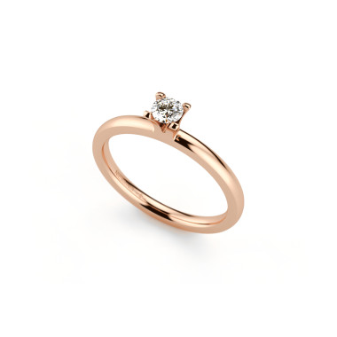         Rotgold, Ringe, Niessing Amatis 4 Krappen Ring