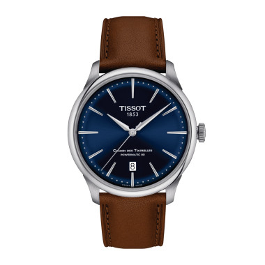 Damen- und Herrenuhr, Automatik, Tissot Tissot Chemin des Tourelles Powermatic 80 39 mm