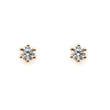 Ohrringe, Gelbgold, Juwelier Michels CLASSICS Ohrringe je 0,15 Karat Gelbgold
