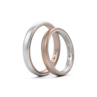 Ringe, Roségold, Niessing Tango Trauringe