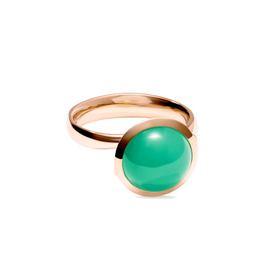         Roségold, Ringe, Tamara Comolli BOUTON Ring Large mit Chrysopras