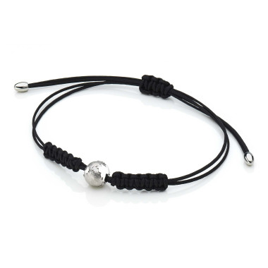         Weißgold, Armschmuck, Schmuckwerk Textilband Meine Welt