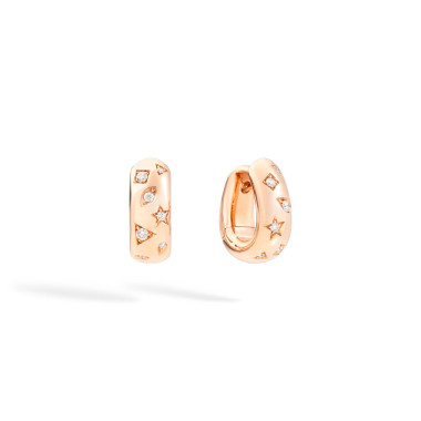         Roségold, Ohrringe, Pomellato Iconica Creolen