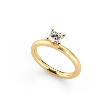 Ringe, Gelbgold, Niessing Amatis 4 Krappen Ring