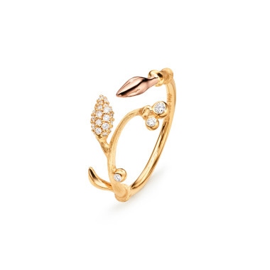         Gelbgold, Ringe, Ole Lynggaard Copenhagen Blooming Ring