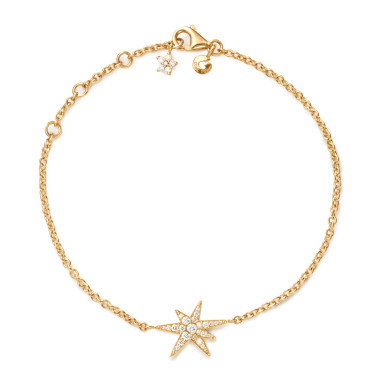         Gelbgold, Armschmuck, Ole Lynggaard Copenhagen Funky Stars-Armband