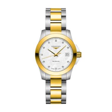 Damenuhr, Quarzwerk, Longines CONQUEST