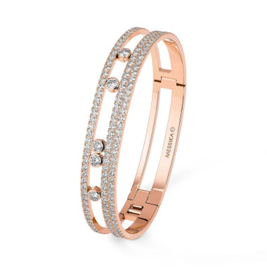         Roségold, Armschmuck, Messika Move Romane GM Pavée Armspange