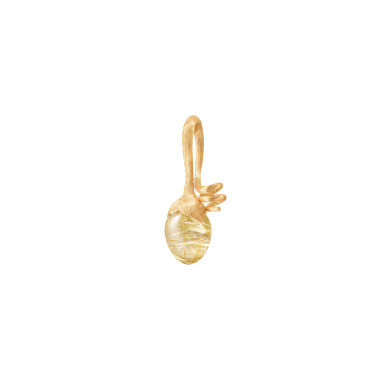         Gelbgold, Halsschmuck, Ole Lynggaard Copenhagen Lotus Sprout Anhänger