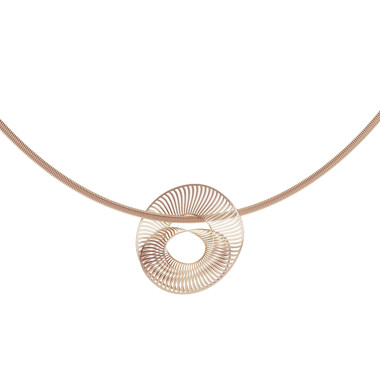         Roségold, Halsschmuck, Niessing Mirage Loop Anhänger 