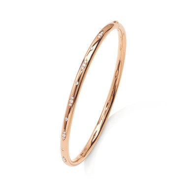         Roségold, Armschmuck, Tamara Comolli GYPSY Armspange mit Diamant-Pavé