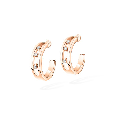         Roségold, Ohrringe, Messika Move Classique Hoop Ohrringe