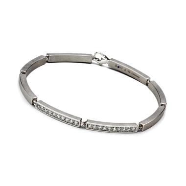         Weißgold, Armschmuck, Schmuckwerk Armband Saturn