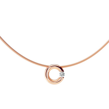         Rotgold, Halsschmuck, Niessing Spannring® Anhänger 