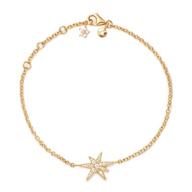Armschmuck, Gelbgold, Ole Lynggaard Copenhagen Funky Stars-Armband