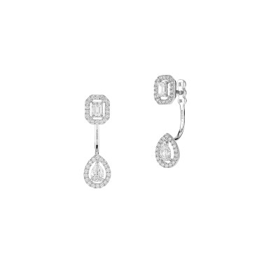         Weißgold, Ohrringe, Messika My Twin Toi & Moi Ohrhänger