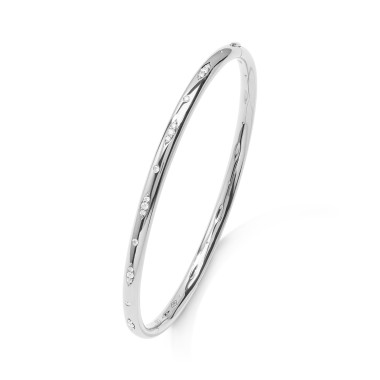         Weißgold, Armschmuck, Tamara Comolli GYPSY Armspange mit Diamant-Pavé