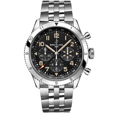 Herrenuhr, Automatik, Breitling Super AVI B04 Chronograph GMT 46 P-51 Mustang