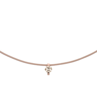         Roségold, Halsschmuck, Niessing Princess Anhänger 