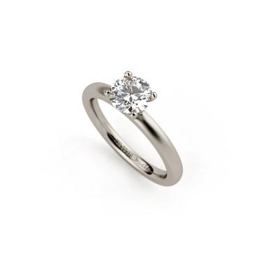 Ringe, Weißgold, Niessing Amatis 4 Krappen Ring