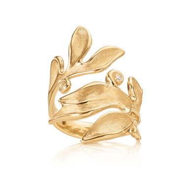         Gelbgold, Ringe, Ole Lynggaard Copenhagen Forest Ring