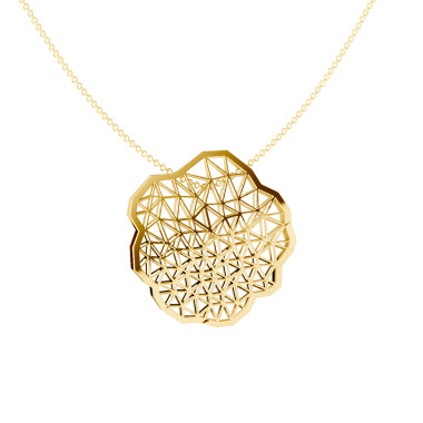         Gelbgold, Halsschmuck, Niessing Topia Vision Anhänger 