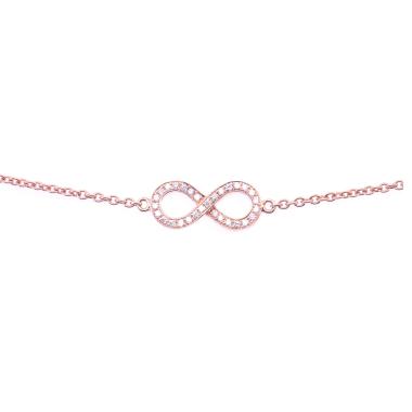 Armschmuck, Roségold, Juwelier Michels LOVE Armband Eternity Brillant