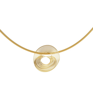        Gelbgold, Halsschmuck, Niessing Mirage Loop Anhänger 