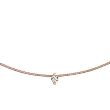         Roségold, Halsschmuck, Niessing Princess Anhänger 